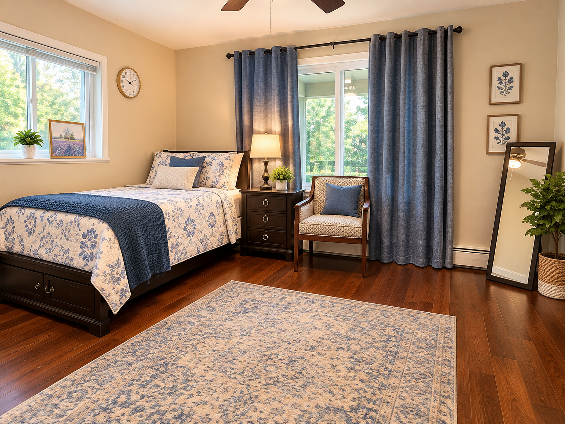 Private bedroom at Aria House, Columbia